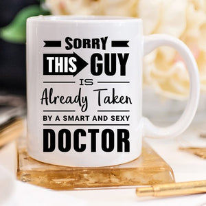 Dr. Fiance Mug Gift/s; Funny Gift Mug for Doctor/s & Loved Ones - GRITVIZ.STORE